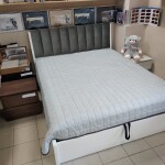 М’яке букове ліжко Токіо 50 з механізмом підіймання