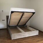 Роскошная мягкая кровать Сантьяго с подъемным механизмом