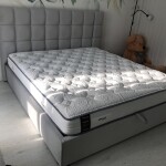 Роскошная мягкая кровать Сантьяго с подъемным механизмом