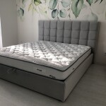 Роскошная мягкая кровать Сантьяго с подъемным механизмом