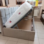 Кровать в ткани Торонто с подъемным механизмом