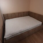 Кровать в ткани Торонто с подъемным механизмом