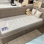Кровать в ткани Торонто с подъемным механизмом