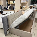 Кровать в ткани Торонто с подъемным механизмом