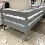 Букове дитяче ліжко Нота з захистом від стіни