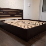 Ліжко з підйомним механізмом і незвичним узголів’ям Зевс в наявності Луцьк