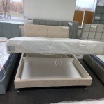 М'яке ліжко Венера Люкс з покращеним каркасним матрацом