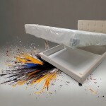 Изысканная мягкая кровать Венера с подъемным механизмом