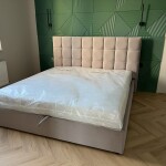 Роскошная мягкая кровать Сантьяго с подъемным механизмом в наличии Луцк