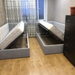 Кровать в ткани Торонто с подъемным механизмом