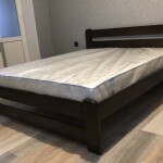Букове односпальне ліжко Ліра з безпечними заокругленими спинками в наявності Луцьк