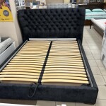 Мягкая эффектная кровать Амстердам с подъемным механизмом