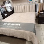 Доповнене пом’якшеним узголів’ям ліжко з бука Токіо 50 в наявності Луцьк