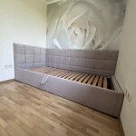 Кровать в ткани Торонто с подъемным механизмом