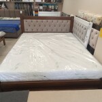 Ліжко з масиву дерева вільха Бостон каретна стяжка в наявності Луцьк