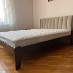 Доповнене пом’якшеним узголів’ям ліжко з бука Токіо 50 в наявності Луцьк
