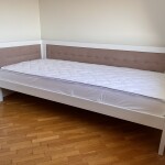 Ліжко з дерева бук з м'якими вставками Дорі Люкс Кутове/Dory Luxe