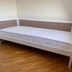 Ліжко з дерева бук з м'якими вставками Дорі Люкс Кутове/Dory Luxe