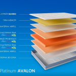 Високий безпружинний ортопедичний матрац  Noble Platinum Avalon/Авалон в наявності Луцьк
