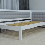 Ліжко з дерева бук з м'якими вставками Дорі Люкс Кутове/Dory Luxe