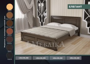 Кровать из дерева Элегант с резными спинками