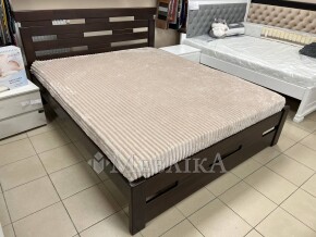 Оригинальная деревянная кровать Зевс со щита бука в наличии Луцк
