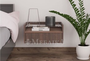 Приліжкова тумба навісна зі скляною поличкою Яся