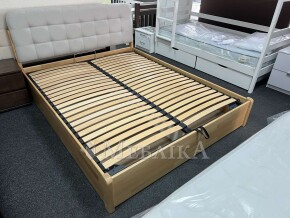 Кровать с подъемным механизмом и мягким изголовьем Калифорния
