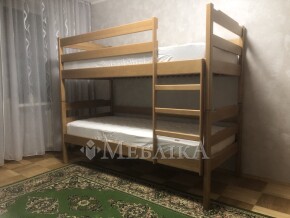 Двоярусне ліжко Мілена 2 з мінімумом декору