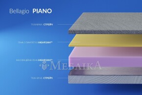 Безпружинний ортопедичний матрац з memory Bellagio Piano/Буладжіо Піано в наявності Луцьк