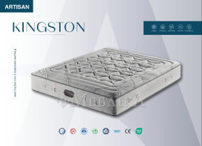 Ортопедический и комфортный матрас на Multi pocket spring с латексом и пеной memory Кингстон/Kingstone
