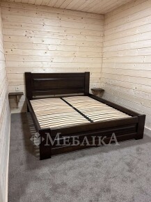 Кровать из дерева со сплошным изголовьем Натали в наличии Луцк